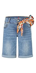Tummyless Short Stretch Denim