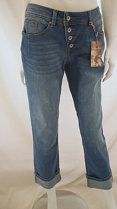 Malibu straight 7/8 stretch denim