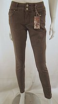 Tummyless cropped stretch Twill