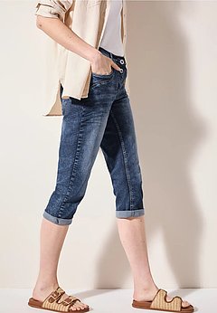 Capri Loose Fit Denim Scarlett