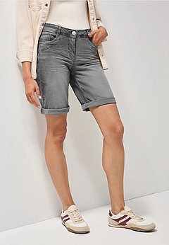 Loose Fit Jeansshorts