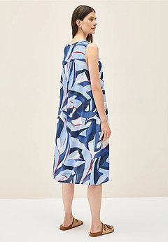 Ärmelloses Gemustertes Kleid
