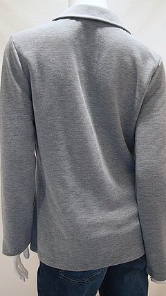 Piqué Blazer mit Ziernähten