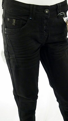 Schwarze Loose Fit Denim Scarlett 